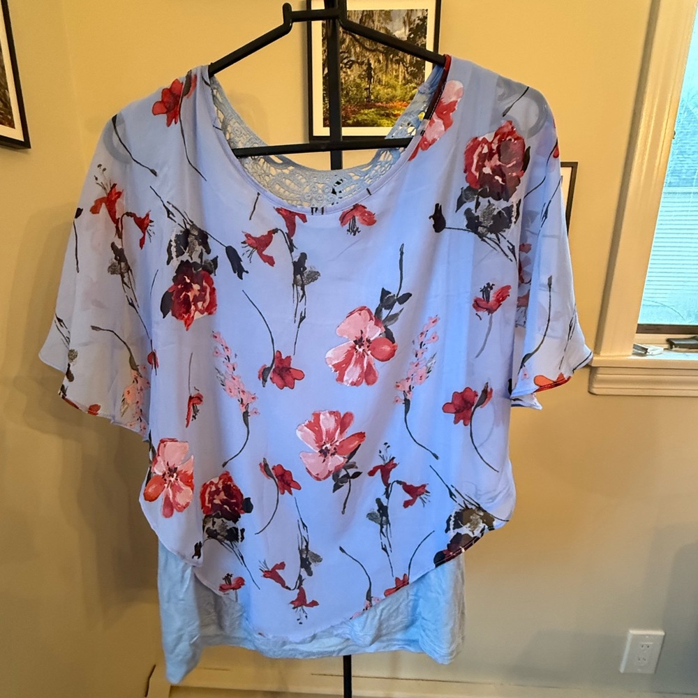 Never worn short sleeved shirt.